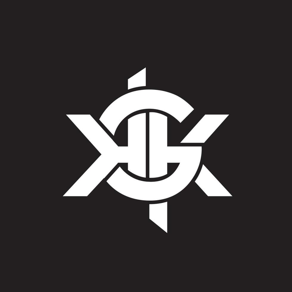 KGK logo. letter based design monogram style vector symbol.