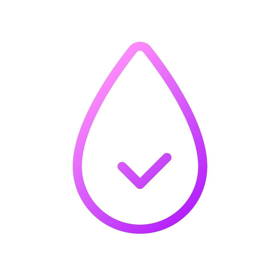 Hydration pixel perfect gradient linear ui icon. Water consumption. Healthy lifestyle. Health care. Line color user interface symbol. Modern style pictogram. Vector isolated outline illustration