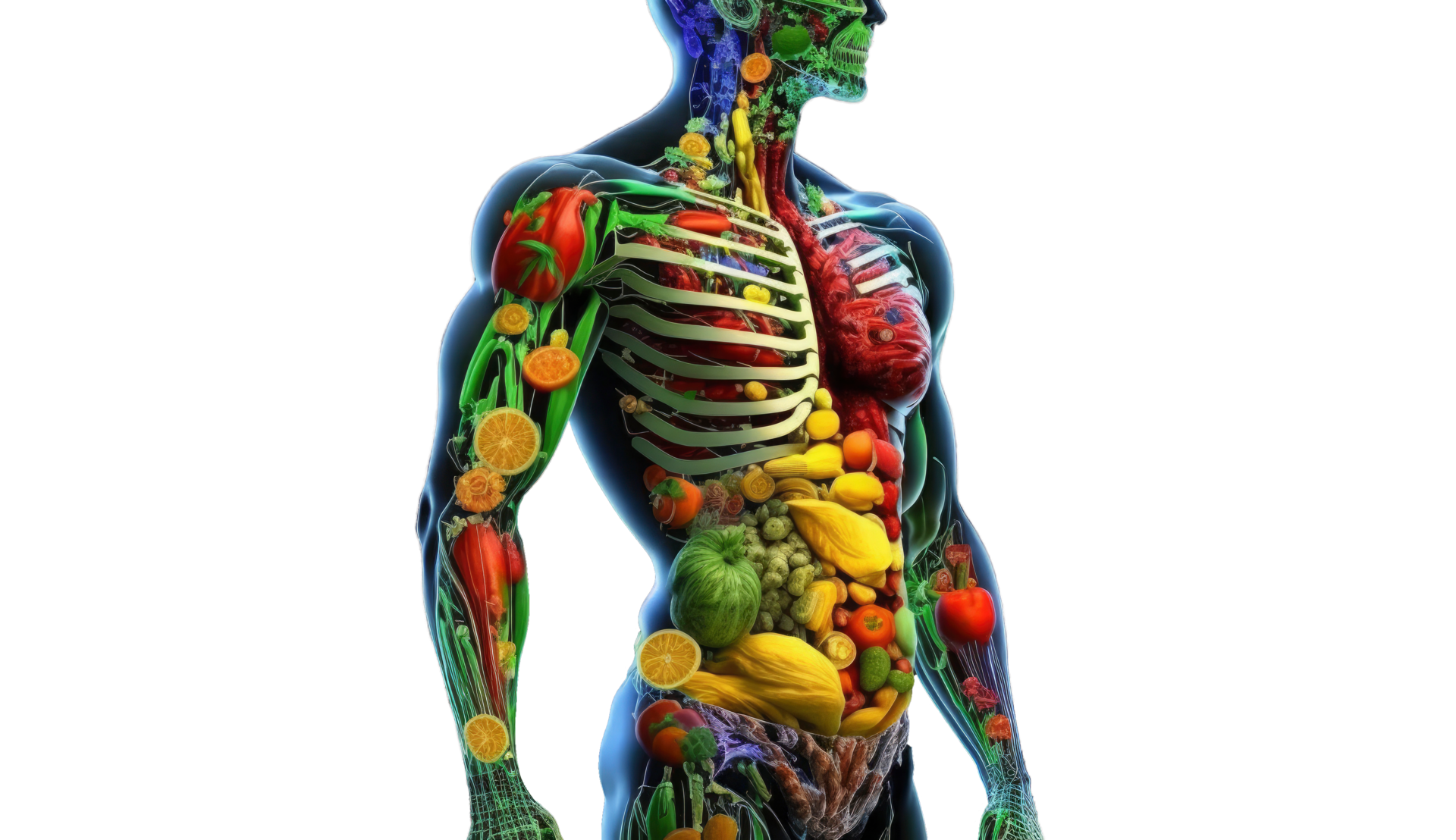 Fresh Food In Human Body Isolated On Transparent Background Nutrition fresh-food-in-human-body-isolated-on-transparent-background-nutrition