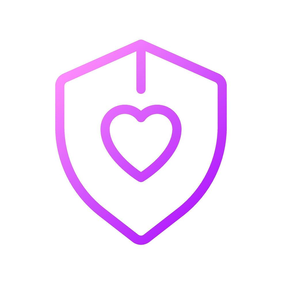 Health insurance pixel perfect gradient linear ui icon. Medical coverage. Healthcare. Patient protection. Line color user interface symbol. Modern style pictogram. Vector isolated outline illustration