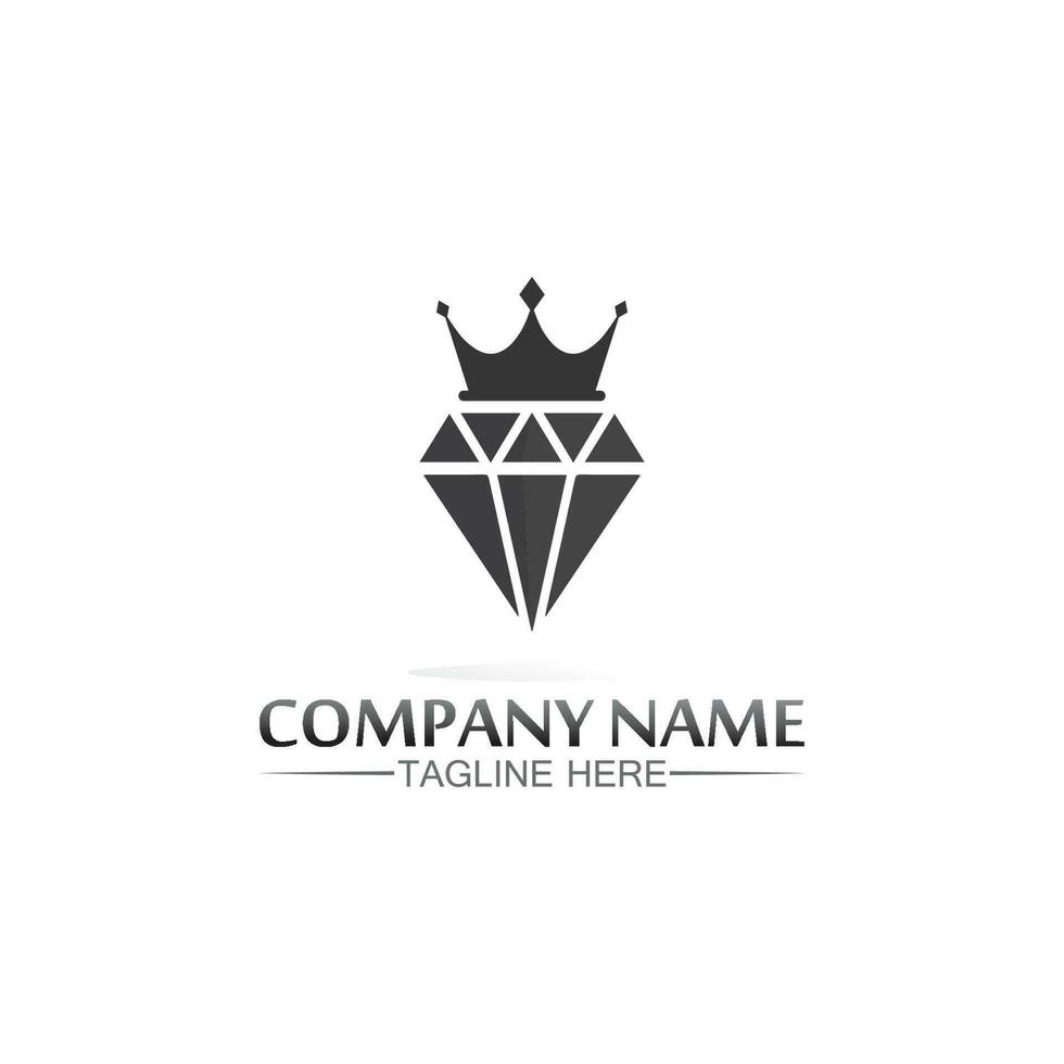 Crown Logo Template vector icon