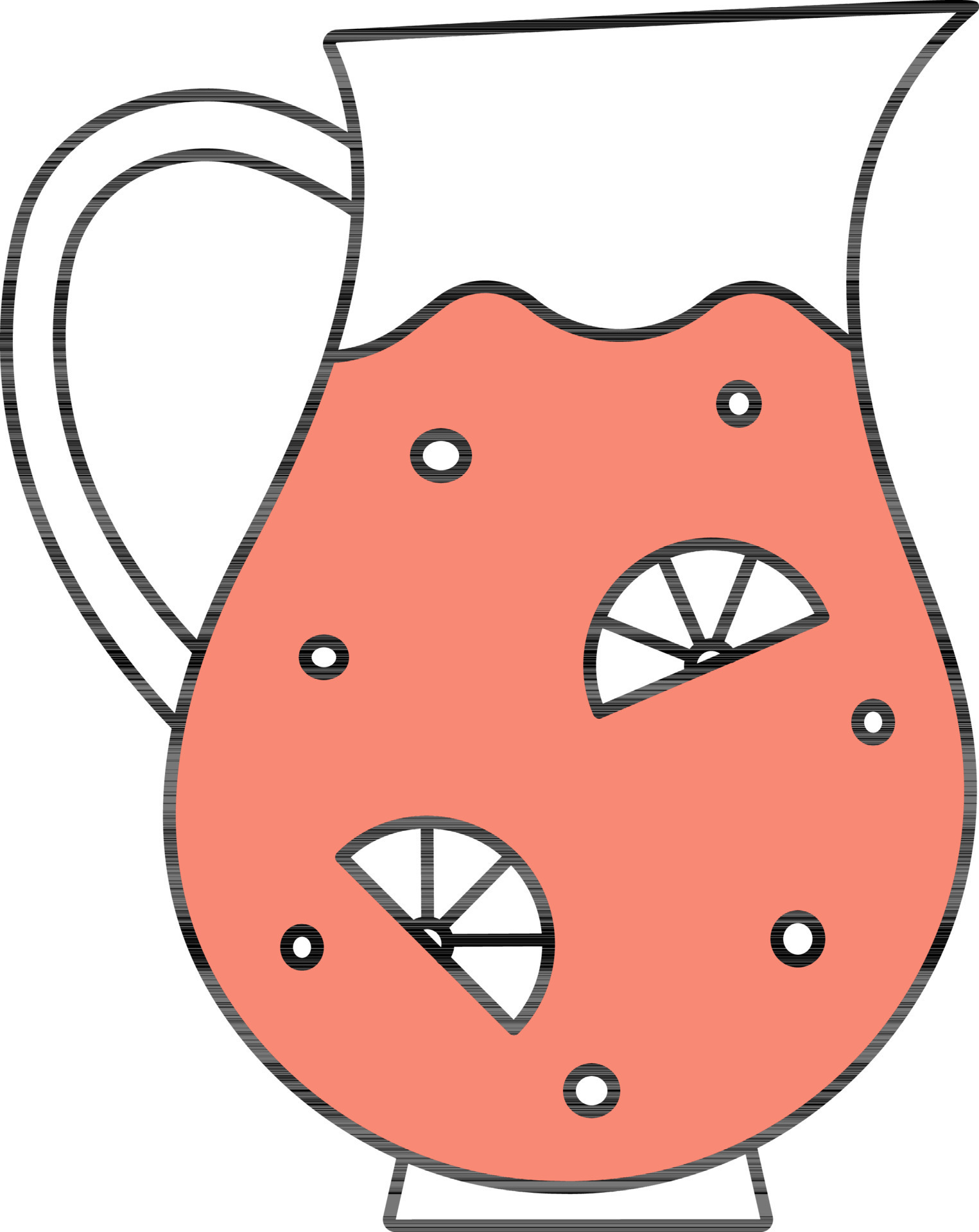 Lemonade Jar Icon In Red And White Color. 24323335 Vector Art at Vecteezy