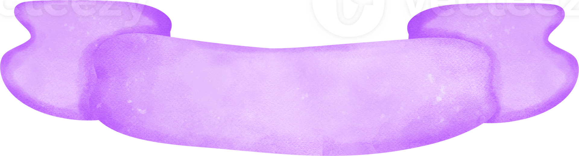 linda magia púrpura bandera acuarela cinta pintura png