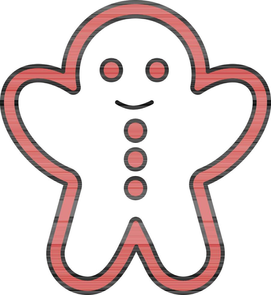 Christmas, gingerbread, xmas icon vector
