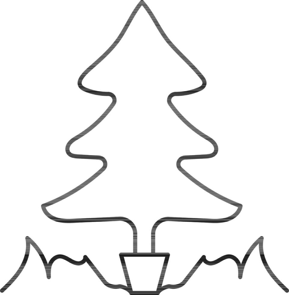 Christmas, tree, xmas icon vector