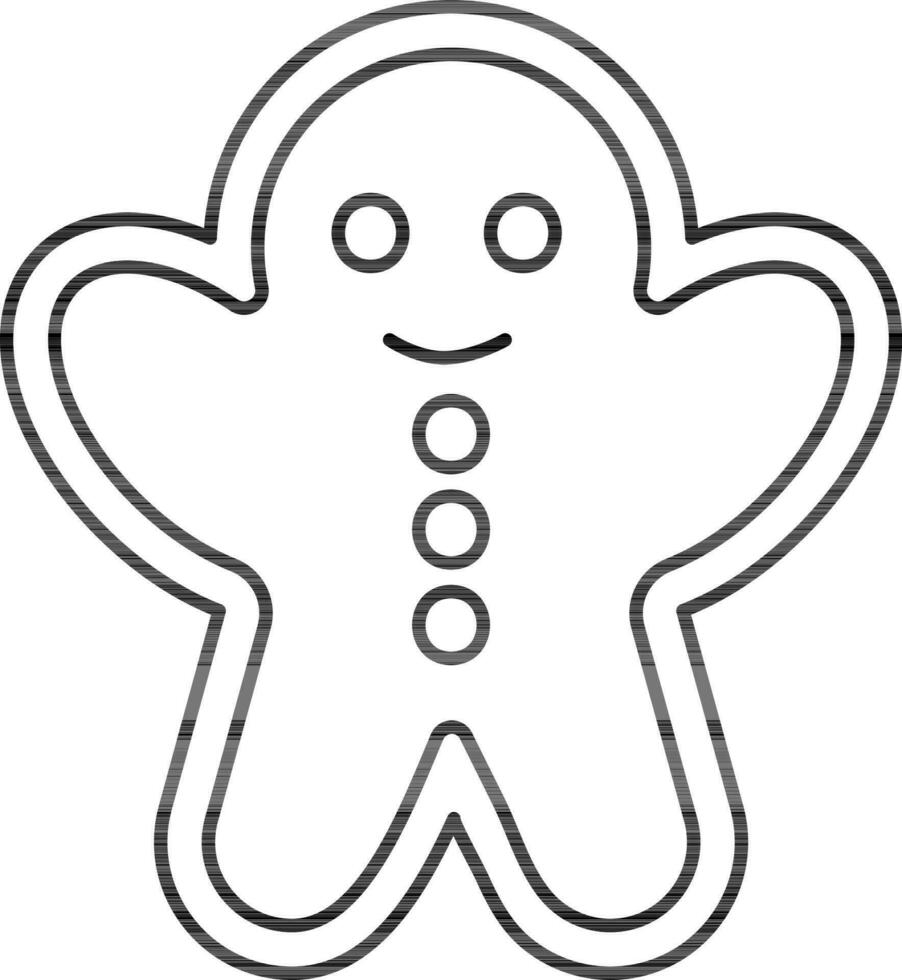 Christmas, gingerbread, xmas icon vector