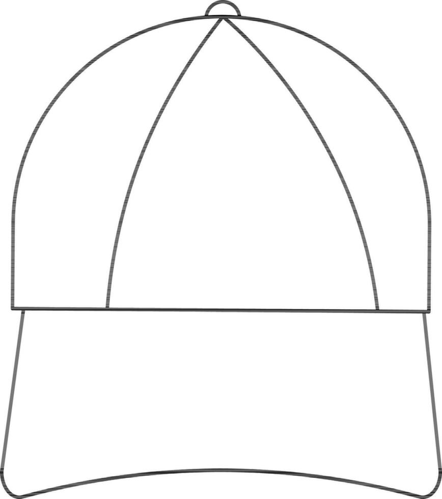 Isolated Cap Icon in Flat Style. vector