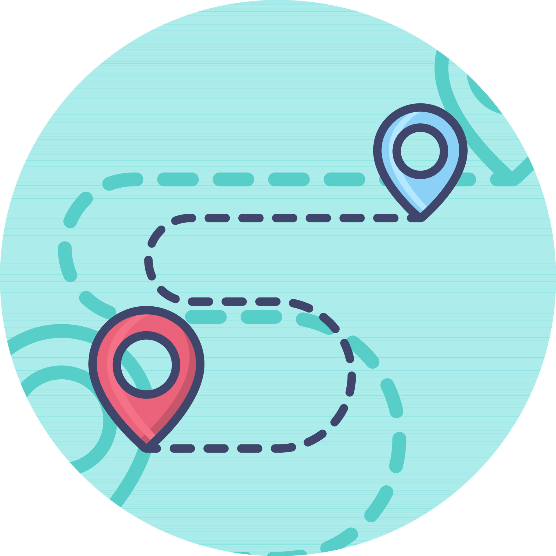 Route Location Icon On Blue Background 24324357 Vector Art At Vecteezy location-icon-vector-location-location-pin-address-png-and-vector
