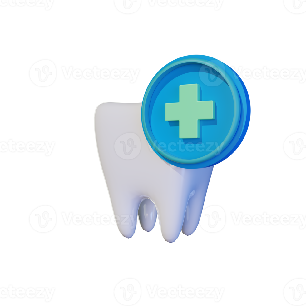 Health tooth protection care dental 3d icon png