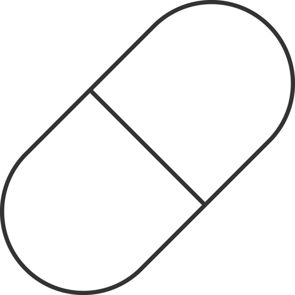 Tablet Icon In Black Outline. vector
