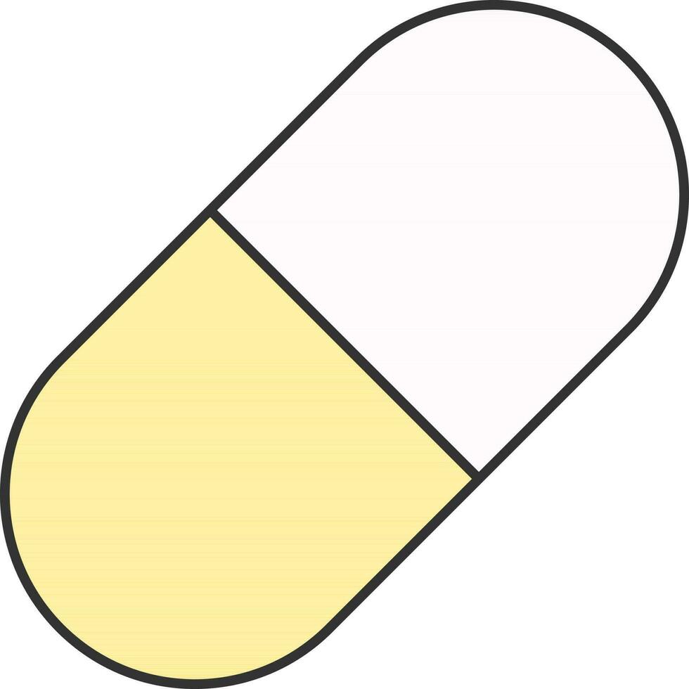 Tablet Icon In Yellow And Pink Color. vector