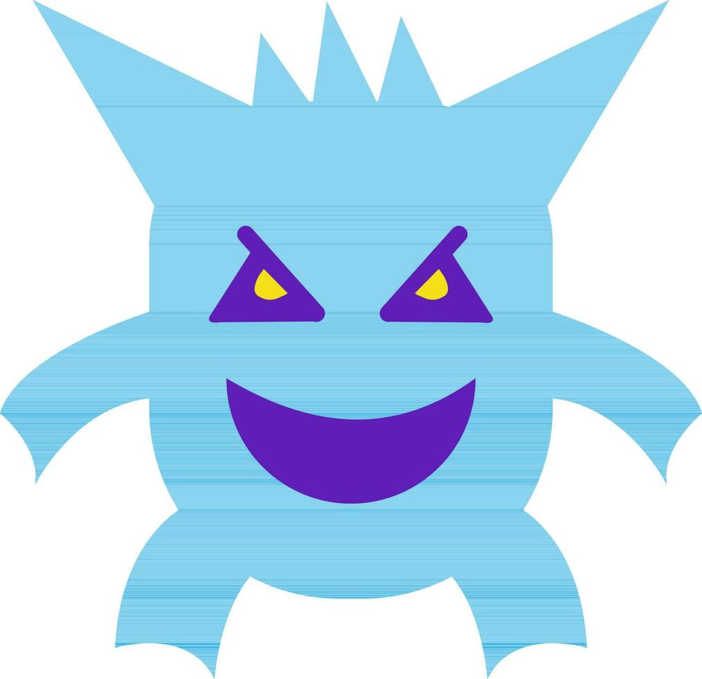 Monster in flat style. vector