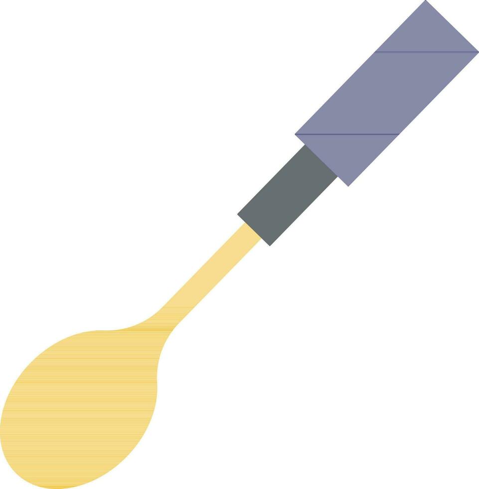 Flat style spoon icon. vector