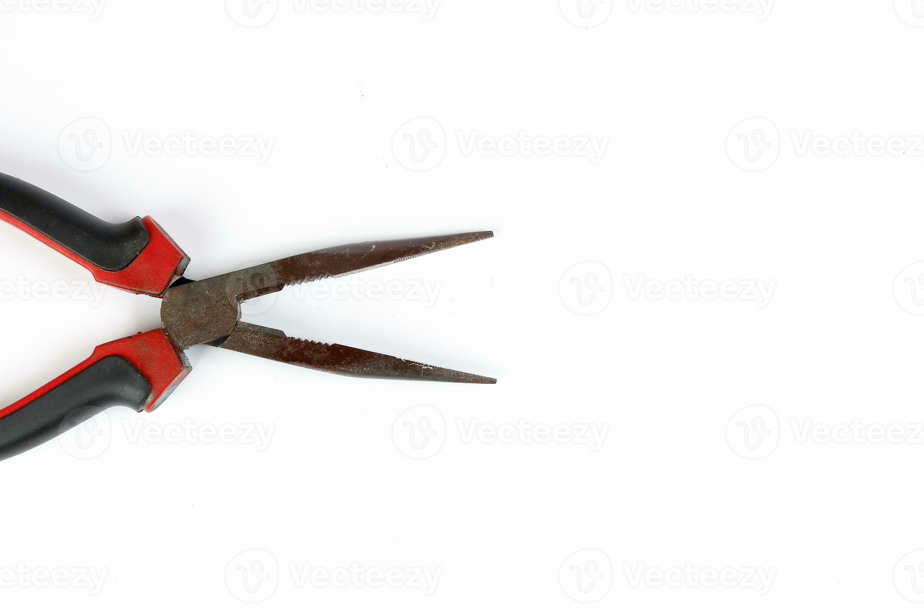 Rustic old used tools hammer wrench screwdriver nose plyers 24325941 Stock  Photo at Vecteezy