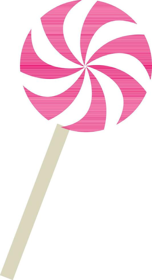 Illustration of sweet lollipop. vector
