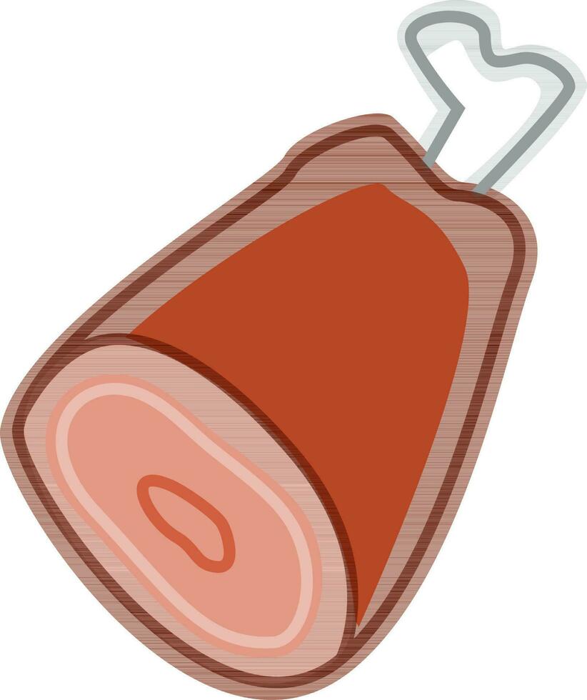 Vector meat sign or symbol.