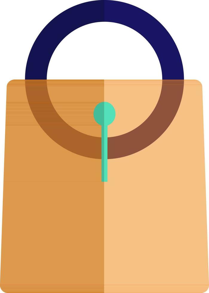 Illustration of a close lock. vector