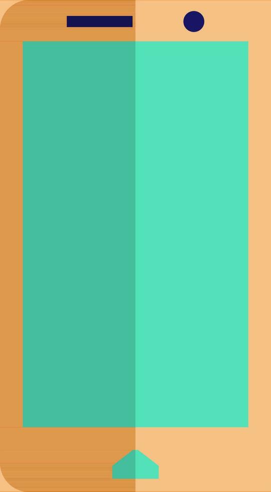 Illustration of a smartphone. vector