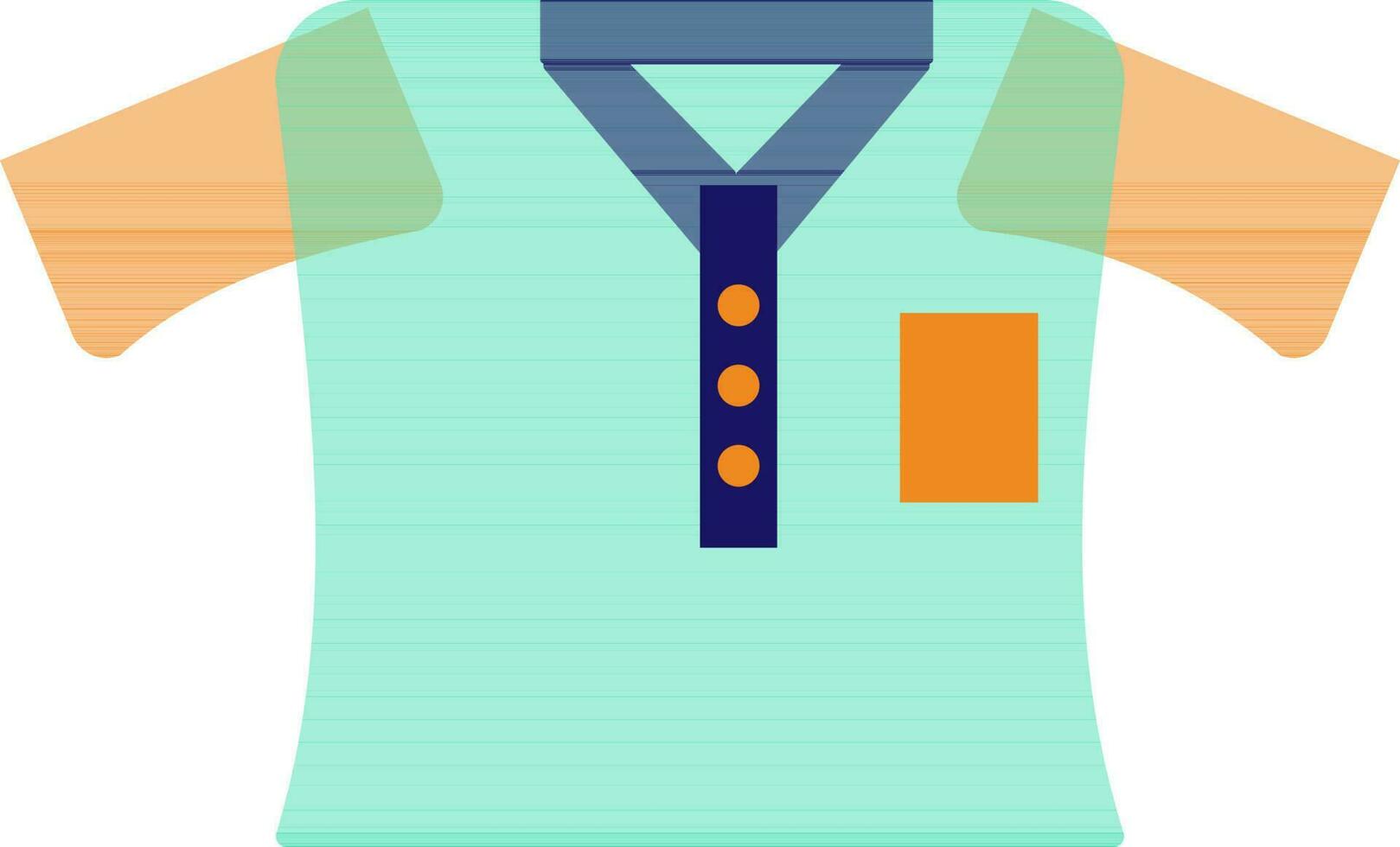 Illustration of a shirt icon. vector