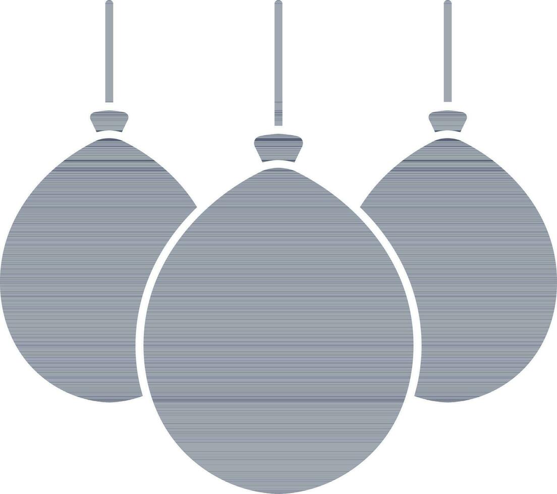Balloons Icon Or Sign In Blue And White Color. vector