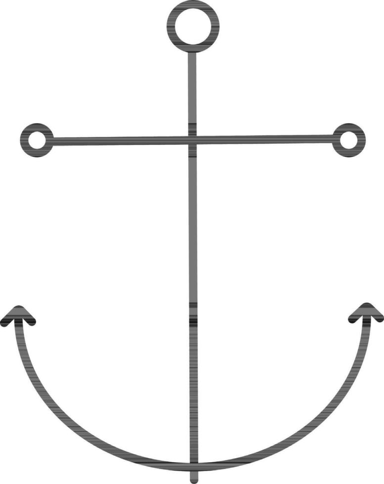 Vector Anchor sign or symbol.
