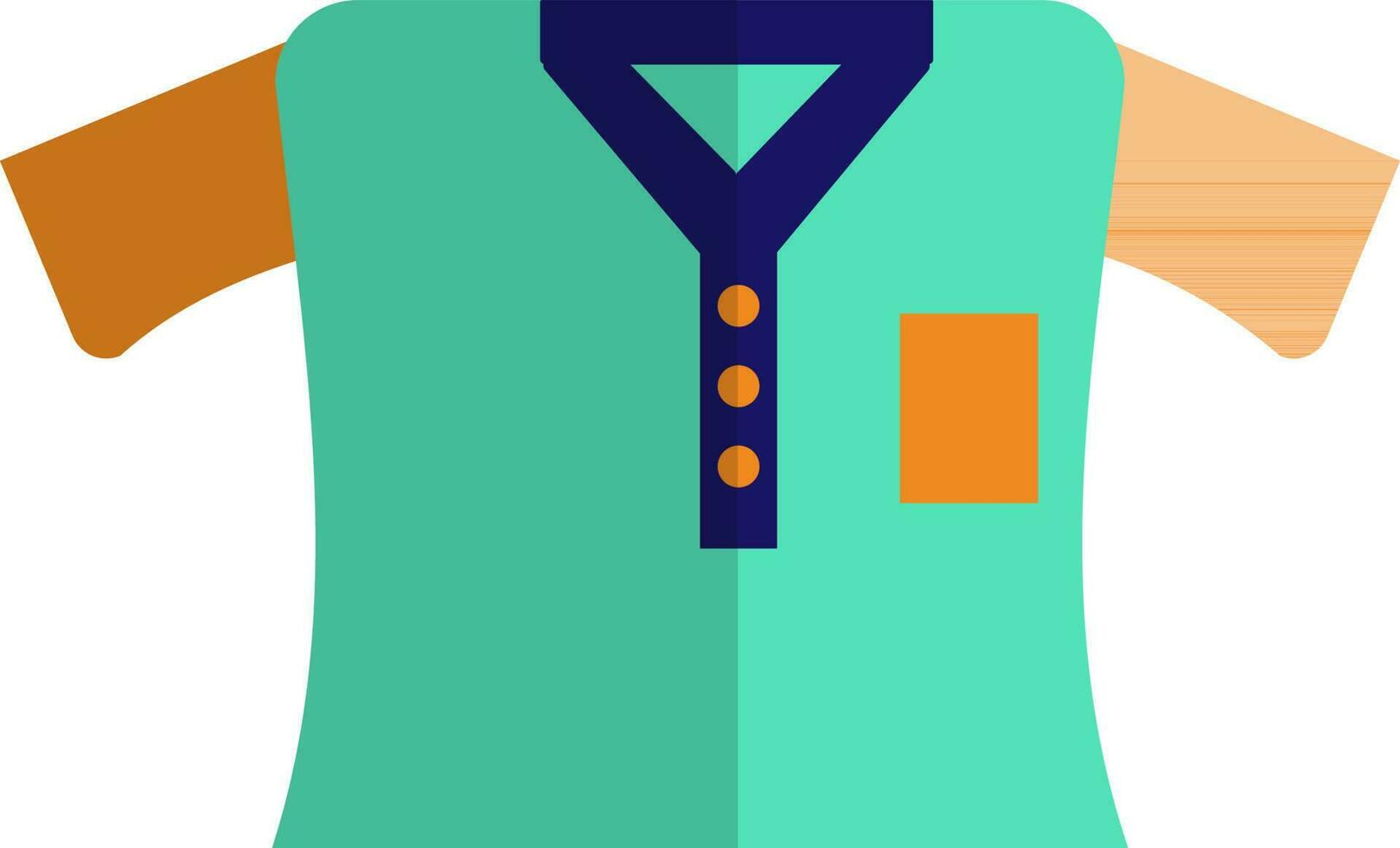 Illustration of a shirt icon. vector