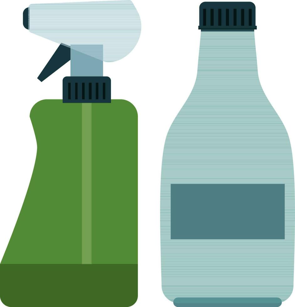 plano ilustración de rociar botella icono. vector