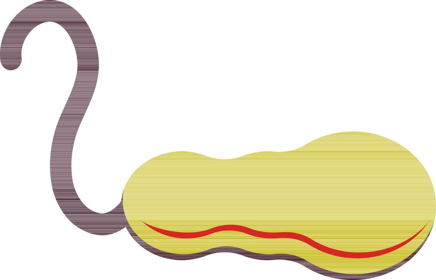 Human gallbladder icon in color style. vector