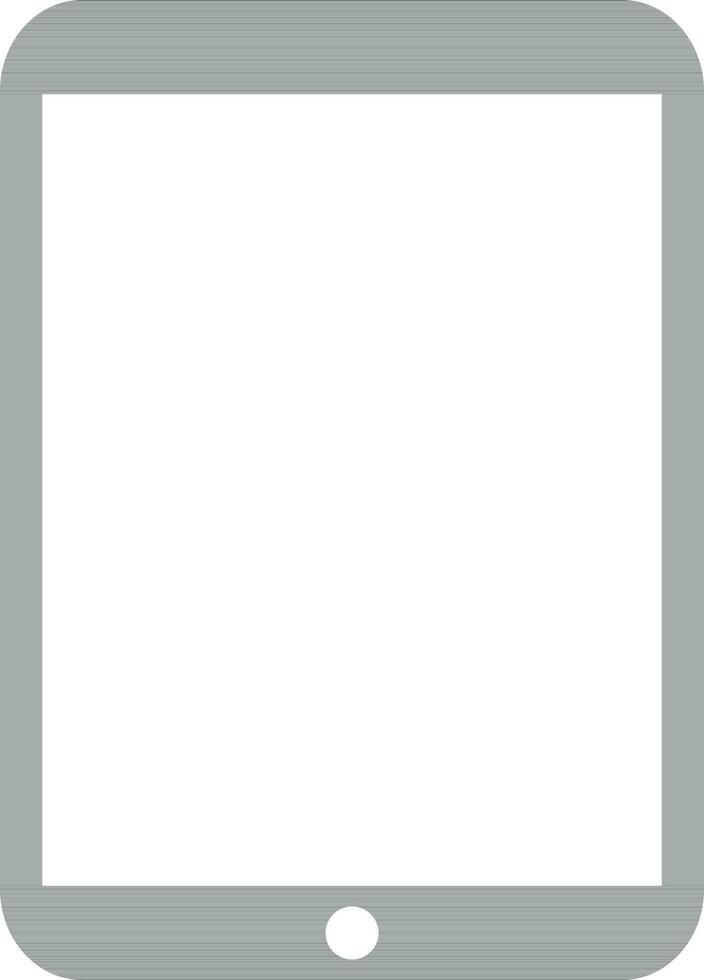 Flat illustration of a digital tablet. vector