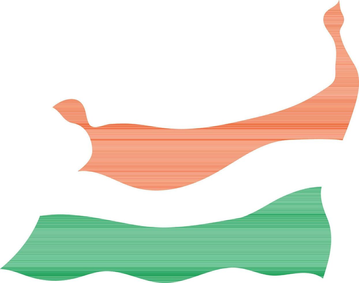 Indian flag color poster banner. vector