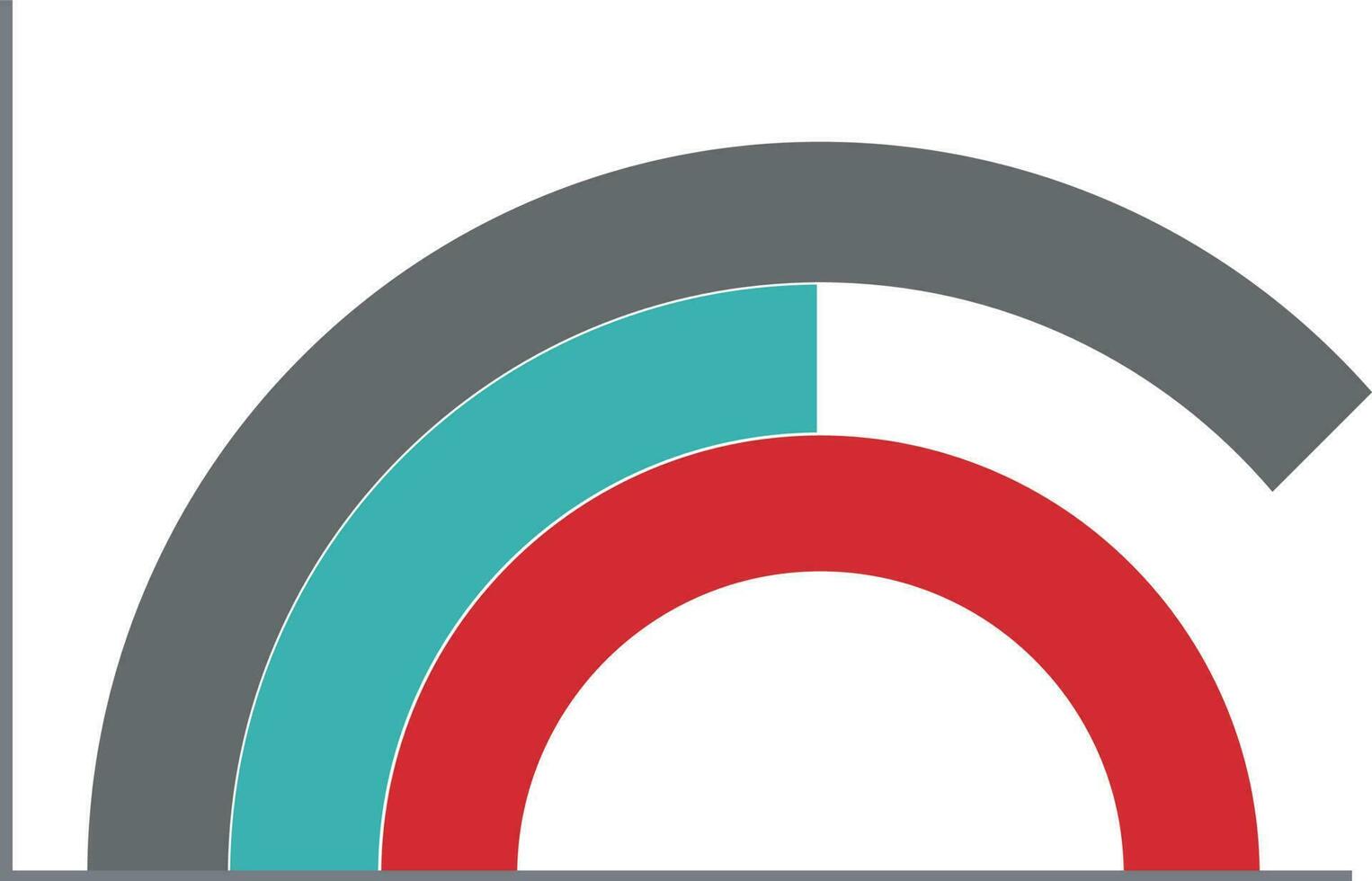 Flat illustration of an abstract element. vector