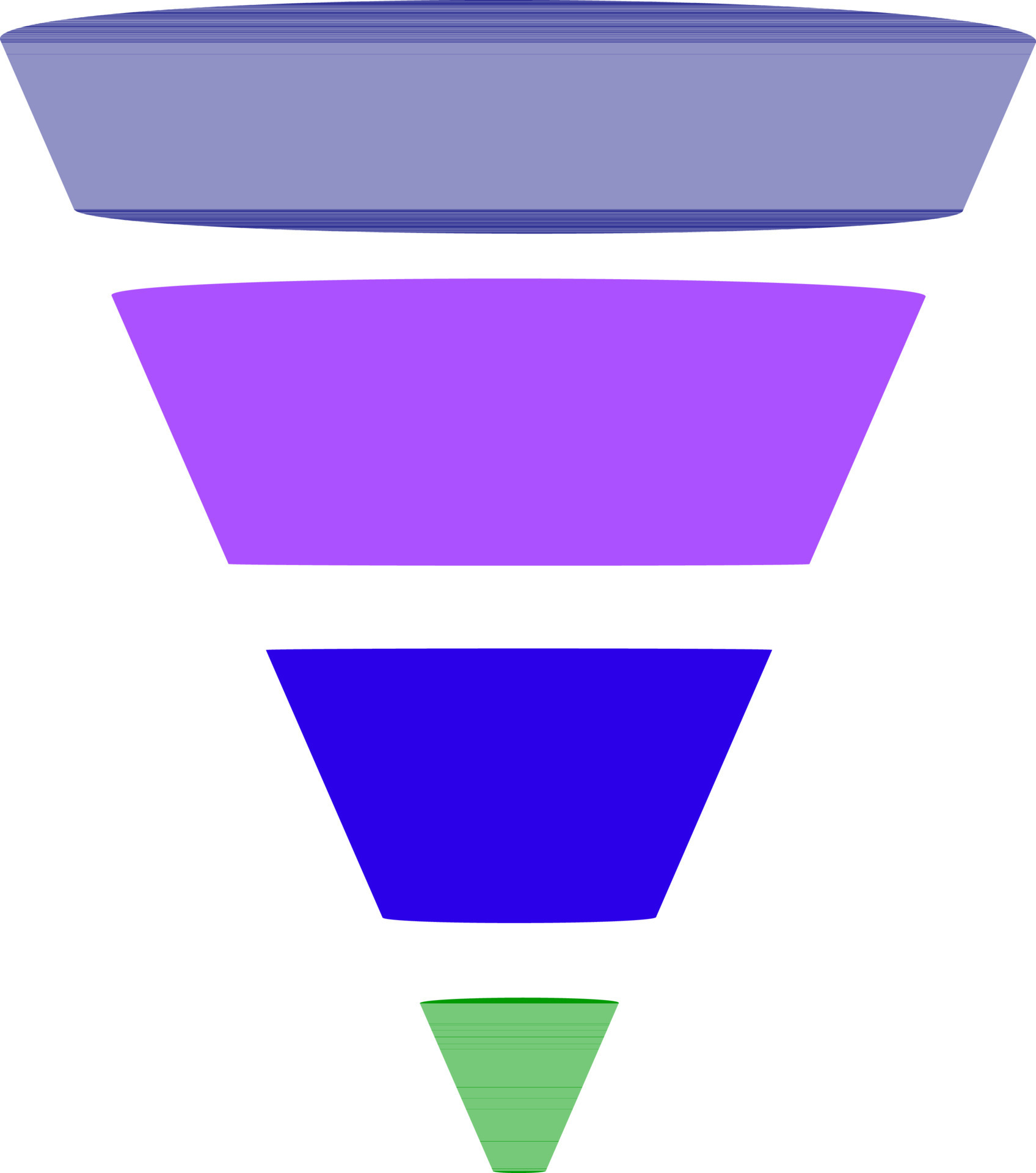 Flat style illustration of a cone infographic elelment. 24327163 Vector ...