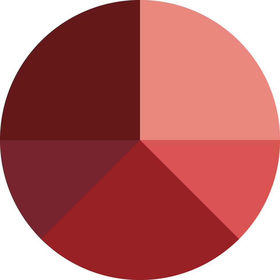 Flat circle infographic element. vector