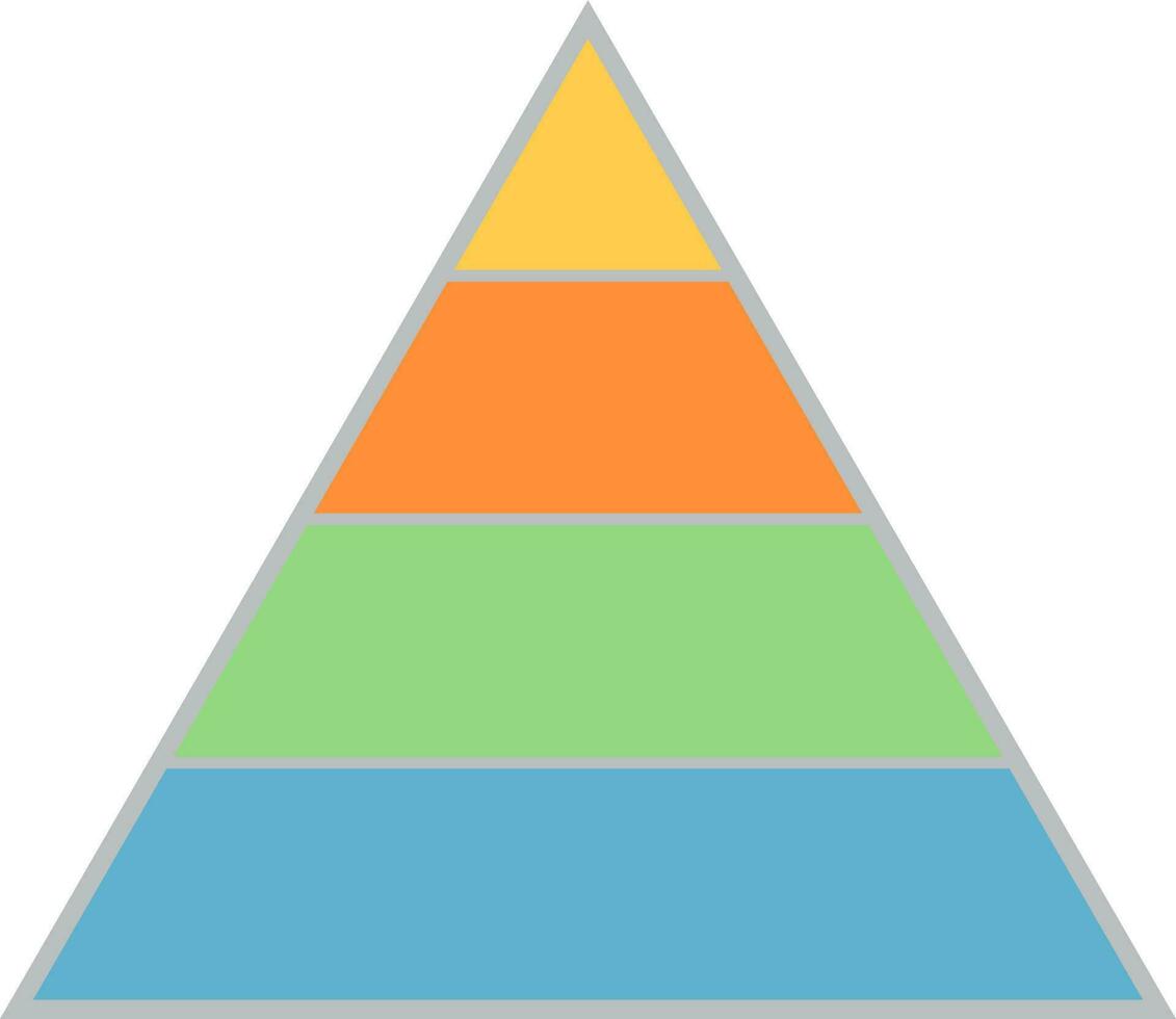 Triangle infographic element. vector