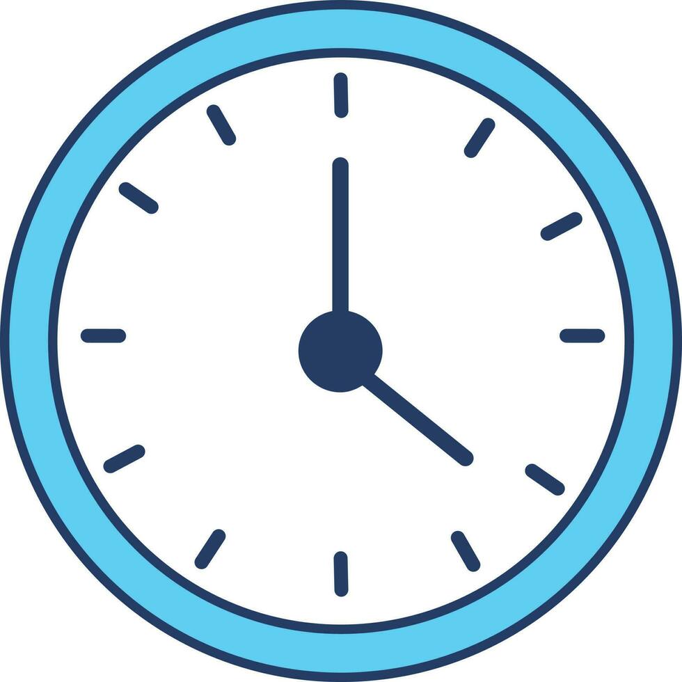Flat illustration of a clock. 24327303 Vector Art at Vecteezy