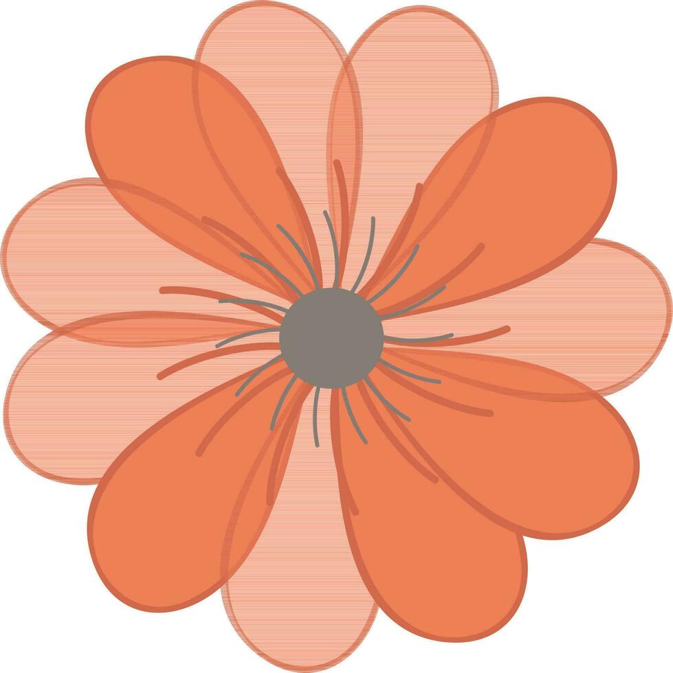 vector plano ilustración de flor icono.