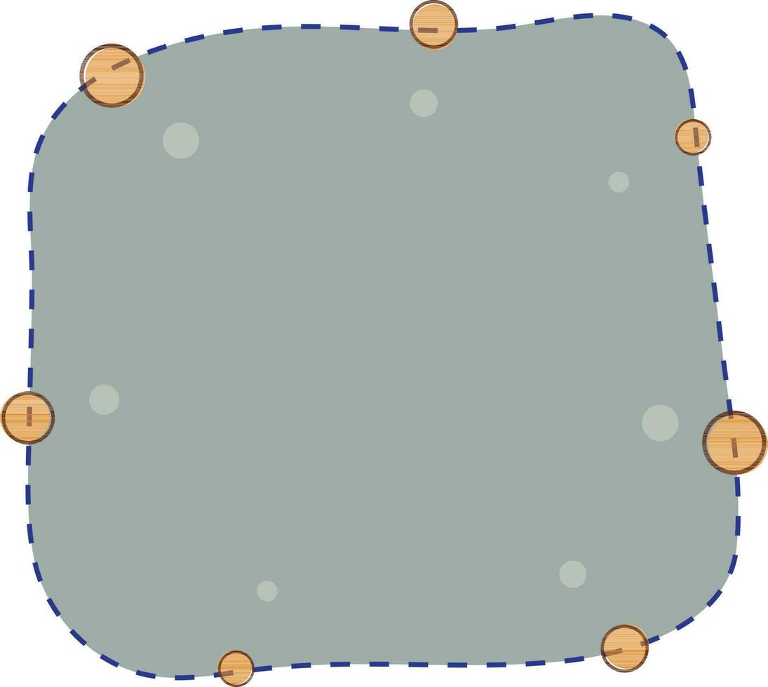 Decorated blank frame design. vector