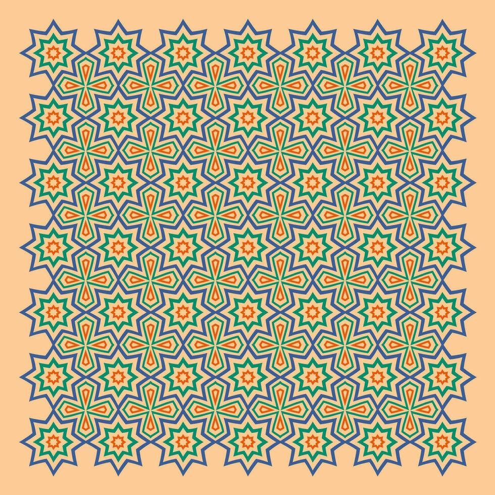 Abstract design pattern on brown background. vector