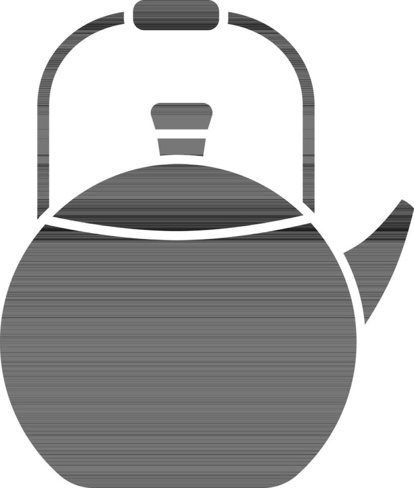 Vector Illustration of  kettle In Flat Style.