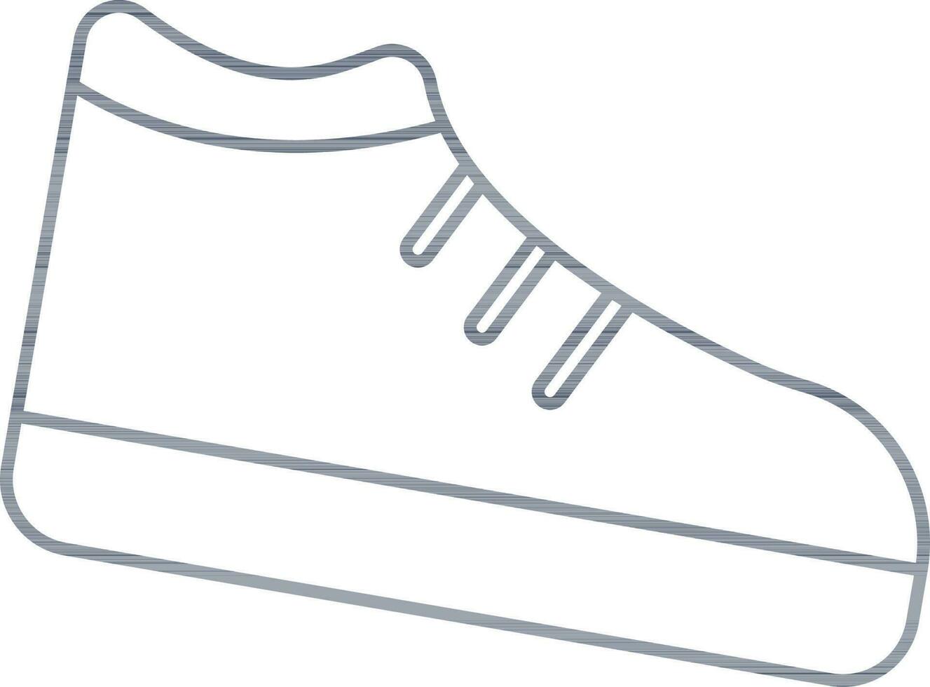 Illustration Of Shoes Icon In Line Art. vector