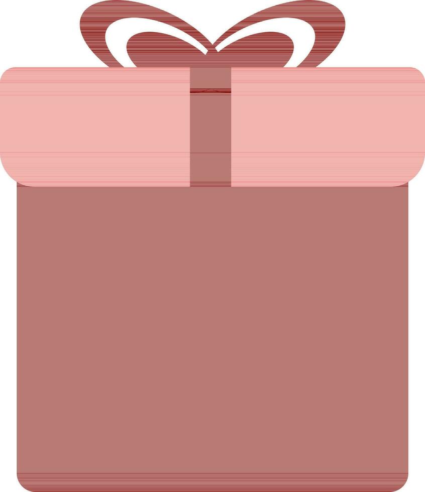 Gift Box Icon In Flat Style. vector