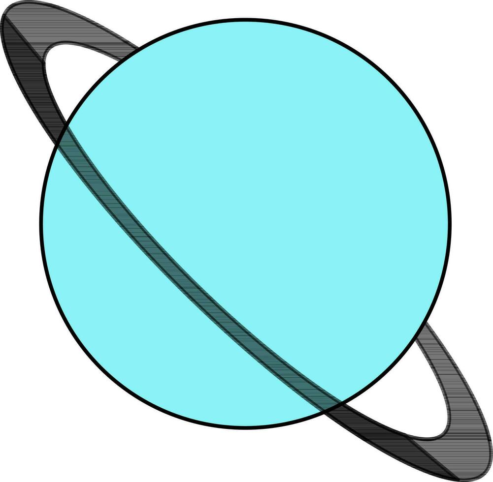 Black and blue satellite on white background. vector