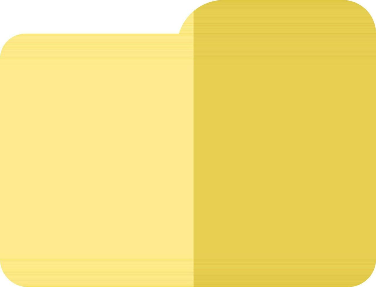 File floder in yellow color. vector