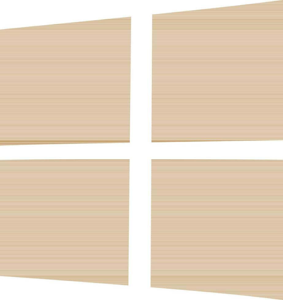 Microsoft windows icon isolated on white background. vector