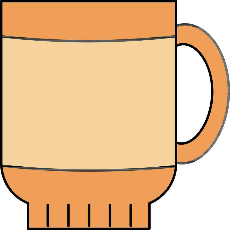 Isolated Cup Icon in Flat Style. vector