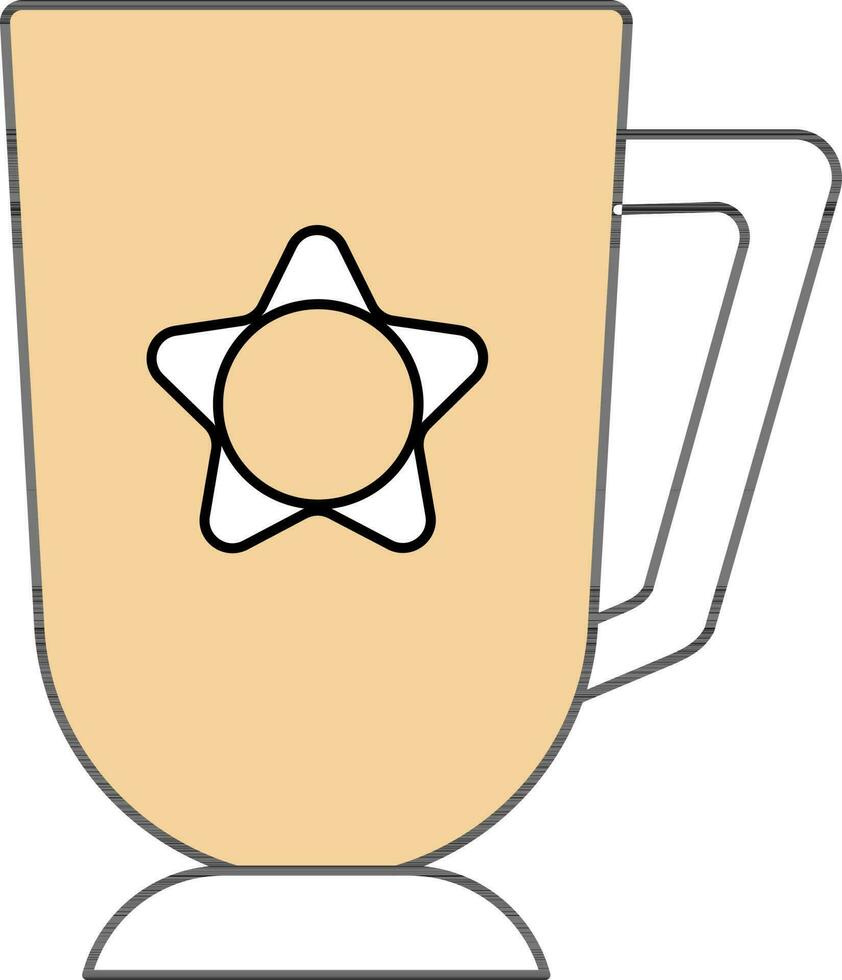 vector ilustración de taza o taza.