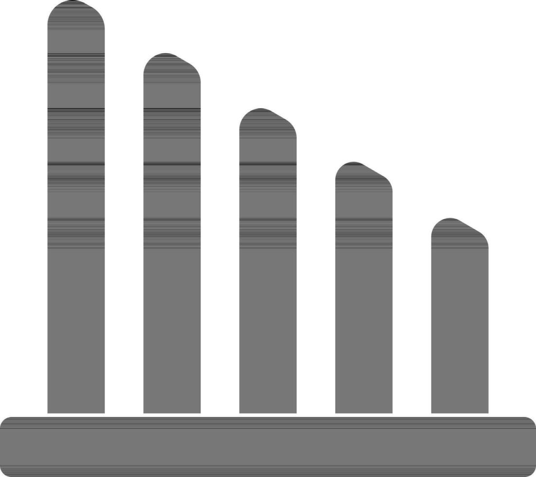 Silhouette style of network icon for signal purpose. vector