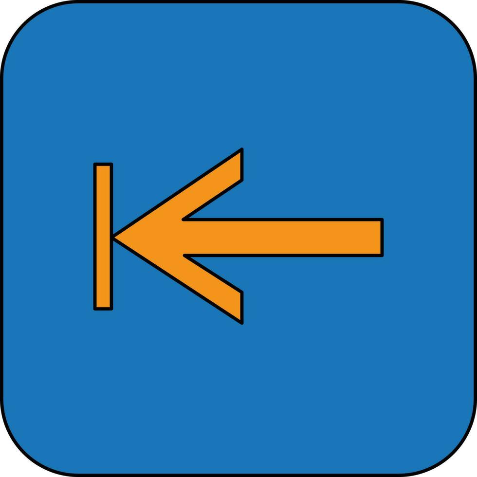 Music player button in arrow for multimedia concept. vector