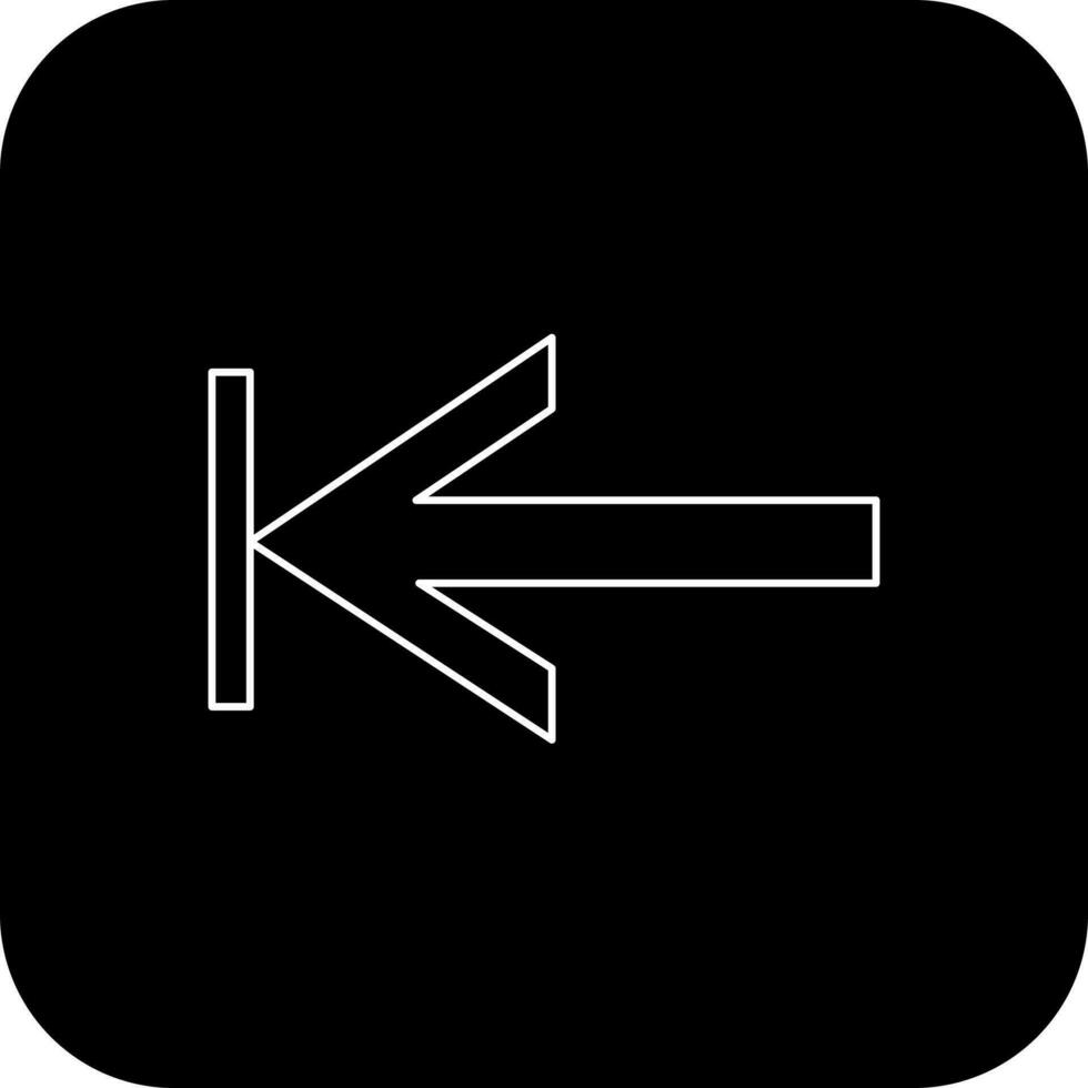 Music player button in arrow with black background. vector