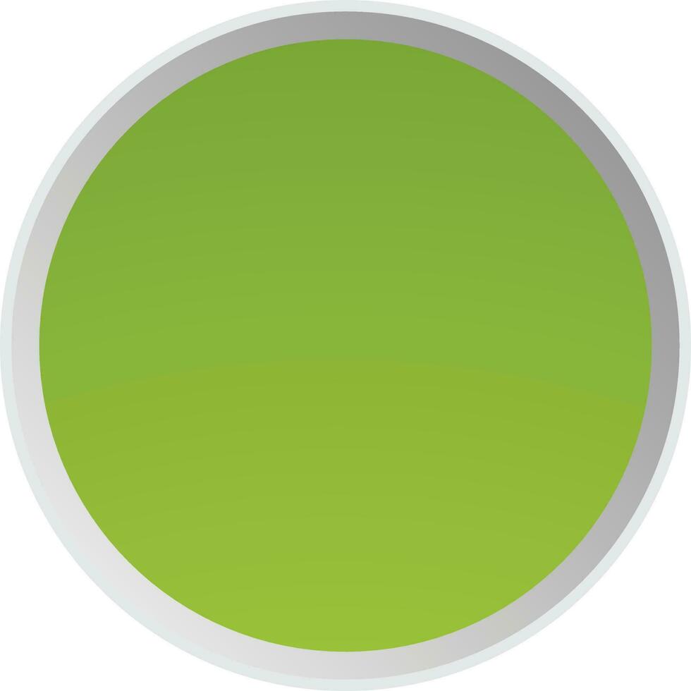 Green circle frame with space for your text. vector